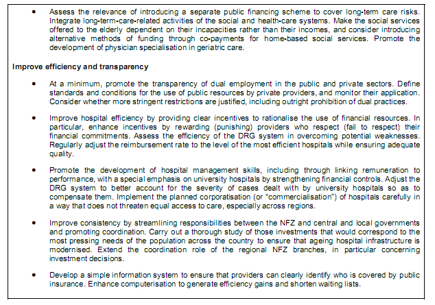 OECD Economics Department Working Papers o.