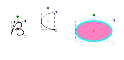 3.11 Wyrównanie CLASSBook umożliwia wyrównywanie grup obiektów: Zaznacz kilka obiektów. Kliknij prawym przyciskiem myszy i wybierz opcję Wyrównanie. Weźmy jako przykład Wyrównaj do dołu. Na rys. 5.3.4 widać efekt działania tej funkcji przed wyrównaniem i po zastosowaniu.
