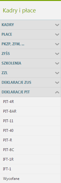 Deklaracje PIT Ze względu na zakres zgromadzonej informacji deklaracje PIT możemy podzielić na deklaracje drukowane: dla firmy, dla pracownika. Deklaracje PIT-4R i PIT-8AR drukowane są dla firmy.