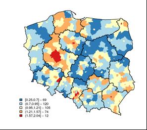 Rozkład geograficzny