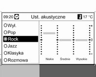 26 Wprowadzenie Ustawianie rozłożenia mocy dźwięku na przednie i tylne głośniki Ustawianie rozłożenia mocy dźwięku na prawe i lewe głośniki Dostosowywanie barwy dźwięku do stylu muzyki Wybrać pozycję