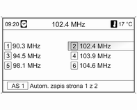 Radioodbiornik 33 Po osiągnięciu wymaganej częstotliwości stacja jest automatycznie włączana.