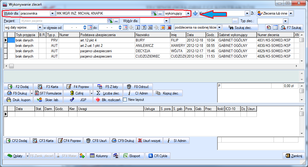 f. import zablokowanych kart ubezpieczeniowych. Zmiany w wydruku raportu MZ11 W wersji 2013.00.0.00 rozbudowano wzorzec wydruku raportu MZ11 o brakujące strony.
