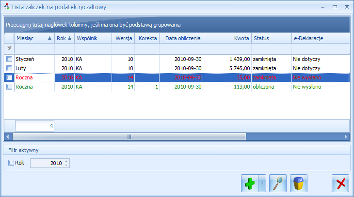 Podręcznik Użytkownika systemu Comarch OPT!MA Str. 71 Rys.