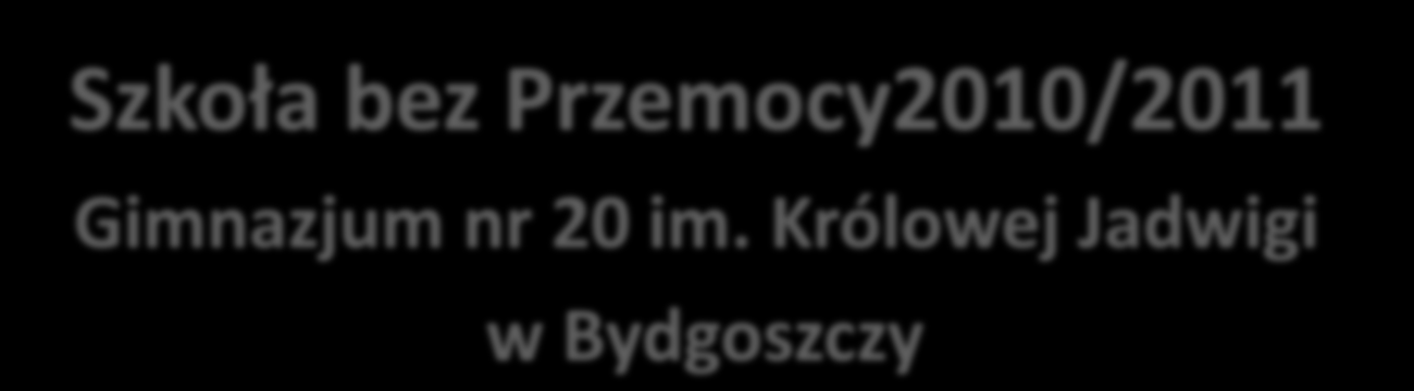 Sprawozdanie z realizacji zadao w ramach ogólnopolskiego programu Szkoła bez