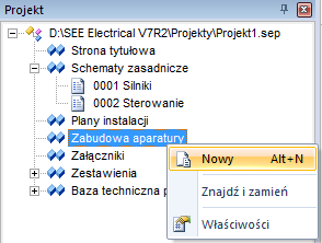 4. Zabudowa aparatury 4.1 Wprowadzenie Ten rozdział pokazuje, w jaki sposób tworzyć rysunki zabudowy aparatury np. w szafach, pulpitach.