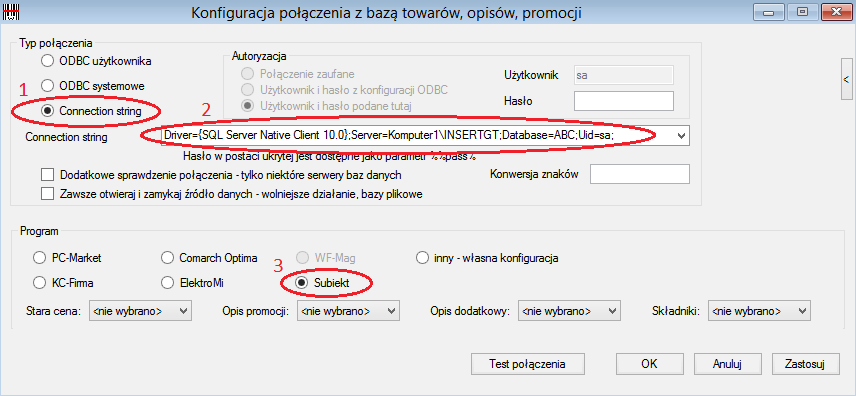 Uwaga ten Biuletyn informacyjny WeriOn nie zawiera informacji dotyczących instalacji oprogramowania oraz konfiguracji urządzeń w sieci, tylko informacje dotyczące połączenia z bazą danych programu