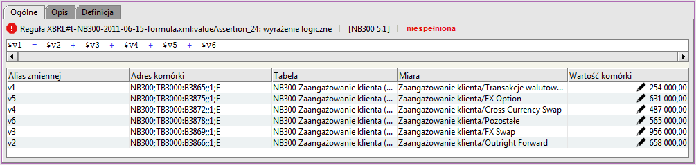 Reguły te występują we wszystkich powyżej zaprezentowanych komórkach tabeli Zaangażowanie klienta czyli: B3855, B3856, B3857 dla formularza NB300. 3.