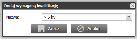 wymagane kwalifikacje (2), cenniki (3), pomoc (4), 1 2 3 4 Zużycie materiału W zakładce zużycie materiału (1) przypisujemy do usługi materiały eksploatacyjne i części, które zostaną zużyte w czasie