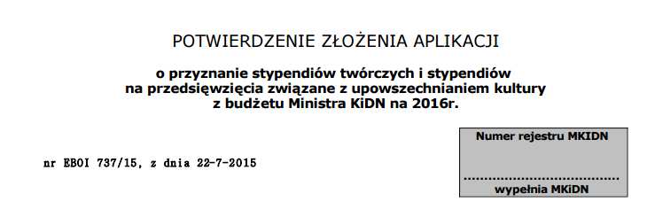 Miejsce w którym należy złożyć odręczny podpis na papierowym wydruku Potwierdzenia złożenia