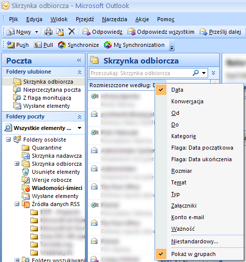 Microsoft Outlook 2007 Konfiguracja i Użytkowanie 2007 EOP 2007.05.