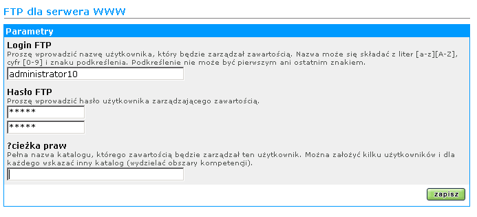 SSL dla serwera WWW W tym module konfiguracyjnym możliwe jest uruchomienie szyfrowania SSL na serwerze.