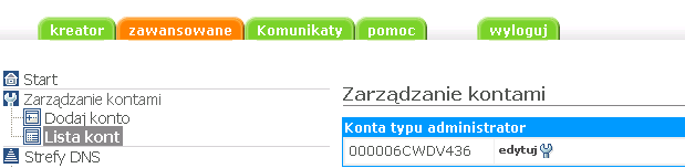 wpisów do serwera DNS (ok. 24 godziny). Po tym czasie można już korzystać z domeny, oczywiście pod warunkiem, że prawidłowo zostanie skonfigurowana usługa NetHosting (o czym poniżej).