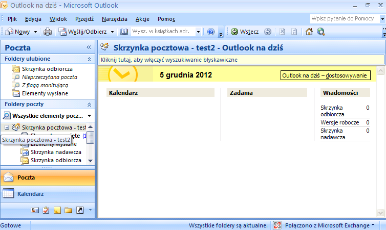 Strona 5 z 37 będziemy wykonywać w oparciu o program pocztowy MS Outlook 2007 wchodzący w skład pakietu Office 2007.