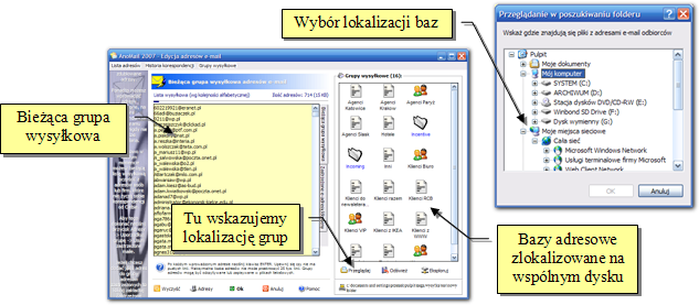 kady z pracowników w firmie b&dzie móg korzysta) z tych samych danych.