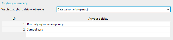 wystawiania/edycji dokumentu. Aby możliwość ta została zablokowana, należy wybrać opcję Nie.