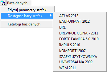 Rys. 38 wybór katalogu zapisu projektów 8) Domyślne grupowanie formatek opcja ta pozwala włączać i wyłączać grupowanie identycznych formatek na liście.