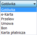 Kontrahent: Określa kod kontrahenta, dostawcy lub odbiorcy towaru. Kod może być wpisany z klawiatury lub wybrany z listy relacyjnej po naciśnięciu klawisza F2.