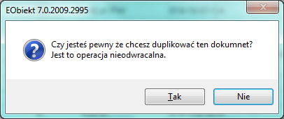 UWAGA: Można tu dokonać korekty ilości i ceny, natomiast nie ma możliwości korekty stawki VAT.