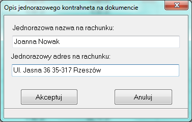 Dla pewności czy wybrany rachunek jest odpowiedni, można nacisnąć na ikonie Drukuj, gdzie zostanie wyświetlone okno z wszystkimi danymi tego rachunku. Można te dane wydrukować. 3.18.4.