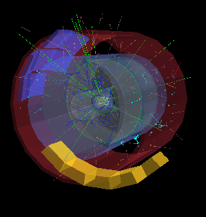 części detektora (Central Barrel) 3 Uproszczona geometria detektora ALICE i