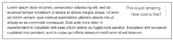 Aby dodać blok tekstu cytowanego w dokumencie - albo dla dowolnego cytatu jaki chcesz oddzielić od głównego tekstu dodaj znacznik <blockquote> wokół tekstu.