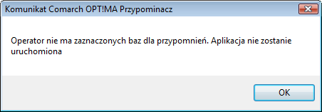 Podręcznik Użytkownika systemu Comarch OPT!MA Str. 63 8 Comarch OPT!MA Przypominacz Comarch OPT!