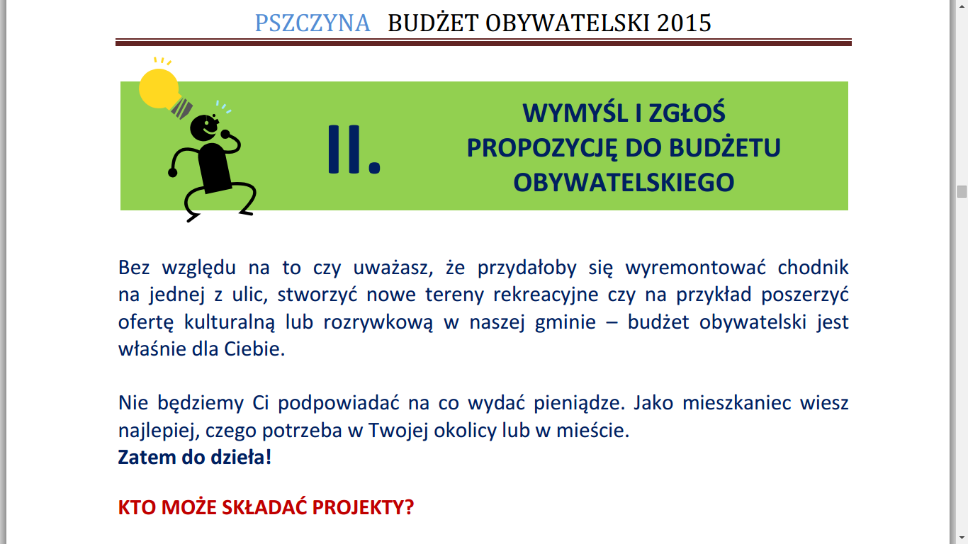 Załącznik 2 Obrazek 2: Fragment informatora dla