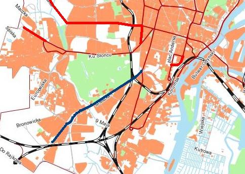 Zrealizowane inwestycje związane z rozwojem sieci tramwajowej Przebudowa