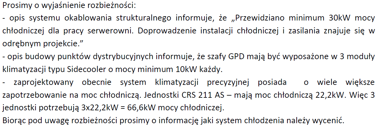 18. - Zgodnie z pkt 21. 19. - Szafy GPD,LDP powinny zostać wyposażone w systemowe oświetlenia danego producenta. 20.