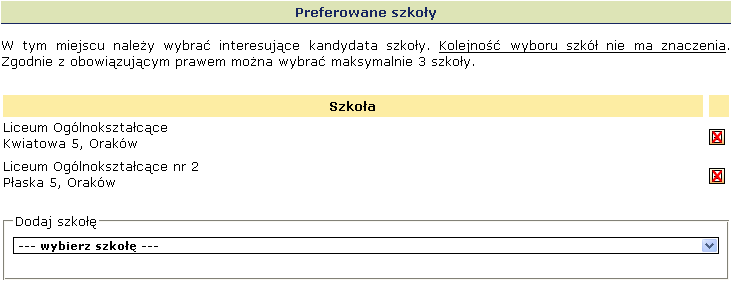 Kandydat rejestrowany przez Punkt Naboru Rysunek 142. Preferowane języki obce.