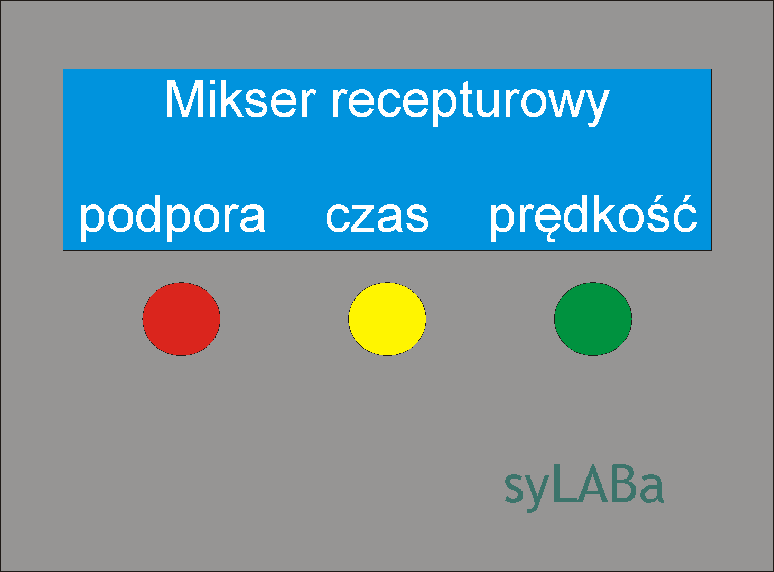 Położenie robocze pojemnika preparatu Do odpowiedniego wymieszania preparatu niezbędne jest poruszanie pojemnikiem preparatu w górę i w dół.