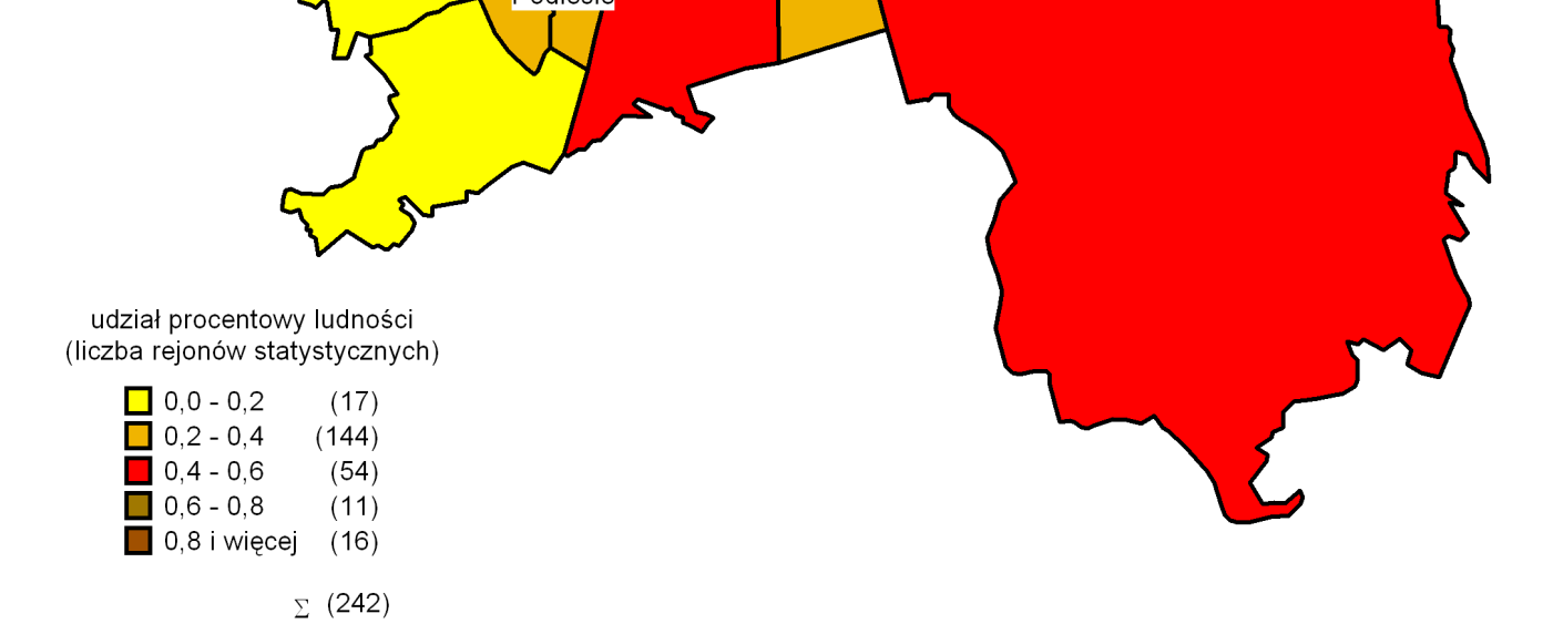 96 Procesy i struktury demograficzno-społeczne na obszarze województwa śląskiego w latach 1988-2008 Ryc. 5.