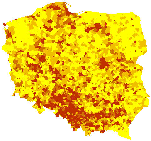 Edukacja przedszkolna w Polsce liczba przedszkoli W Polsce jest 2156 gmin