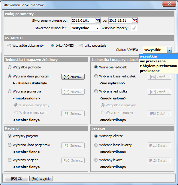 ASW-22 Kartoteki Filtr dokumentów EDM W module ASW22-Kartoteki w zakładce Dokumenty i wiadomości znajduje się zakładka Dokumenty EDM pozwalająca na podgląd dokumentów zarchiwizowanych w systemie