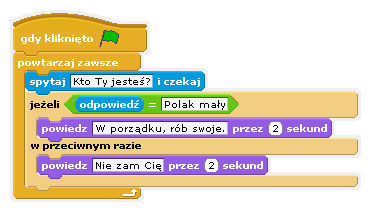 twojego telefonu komórkowego. Wprowadzenie oczekiwanego hasła spowoduje wyświetlenie komunikatu W porządku, rób swoje. Wprowadzenie innego hasła da w efekcie komunikat Nie znam Cię.