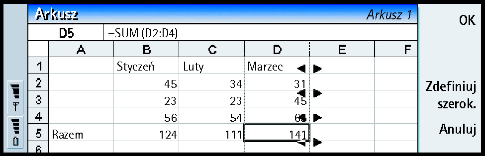 Je eli chcesz usun±æ tylko zawarto æ, wybierz Zawarto æ. Je eli chcesz usun±æ tylko formaty komórek, wybierz Formaty. Jak zmieniæ szeroko æ kolumn lub wysoko æ wierszy 1 Zaznacz kolumny lub wiersze.