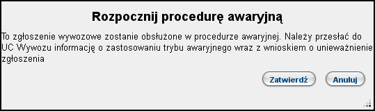 9.3.1.8. Deklaracja w procedurze awaryjnej W przypadku problemów z komunikacją elektroniczną z systemem ECS PL możliwa jest obsługa deklaracji eksportowej w procedurze awaryjnej.