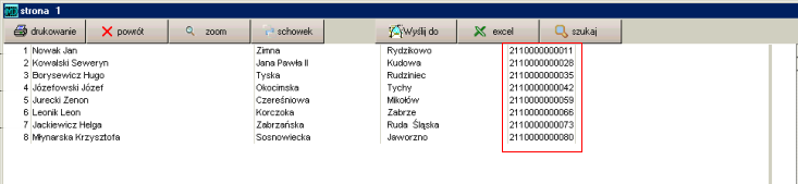 Rysunek 3.7: Interpretacja kodu opisującego ilość sztuk odpadu 3.1.3 Generowanie kodów Pracownicy Kody pracowników znajdują się w zestawienia - wykaz adresów. Rysunek 3.