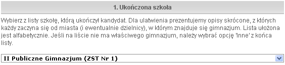 Wprowadzanie osiągnięć kandydata Konto kandydata, przydzielone mu w trakcie wprowadzania zgłoszenia przez Punkt Naboru jest nieaktywne!