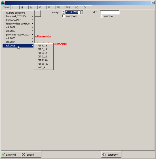 14 Opis programu