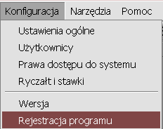 konieczności zmienić. Od tej jednorazowej czynności zależeć będzie bezproblemowe rozpoczęcie pracy z programem. 1.0 Konfiguracja 1.