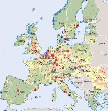 granica regionu stanowi zewnętrzną granicę państwa z Czechami i Słowacją.