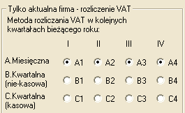 W polu F7.Typ dokumentu naleŝy wybrać z listy odpowiedni typ wprowadzanego dokumentu zakupu: Faktura VAT, Rachunek, Faktura z odliczeniem w term. płatności lub Faktura VAT MP.