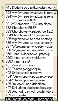 Rys. 213. Okno Chorobowe i inne zasiłki wpisywanie i obliczanie chorobowych i innych zasiłków. Rys. 214.