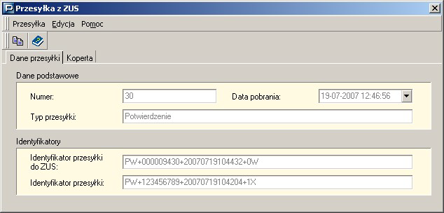 5.7.5 Przegl-danie przesy ki pobranej Funkcja umoliwia przeglndanie przesyek znajdujncych sik w widoku Przesy,ki pobrane. 5.7.5.1 Wy?