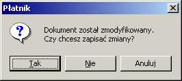 3.2.1 Zako)czenie pracy z programem Aby zako<czyj prack z programem: 1. Wybierz z menu Program polecenie ZakoEcz. 2.