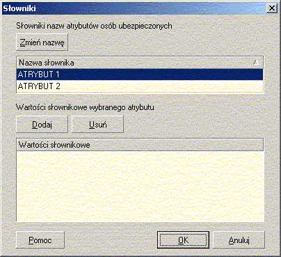 Rysunek 26. Okno dialogowe: S&owniki 5. Kliknij przycisk Dodaj i wprowadv warto"ci odpowiednie dla tego sownika (np. patrz Rysunek 27). Rysunek 27. Okno dialogowe: S&owniki przykadowy sownik Oddzia, 6.