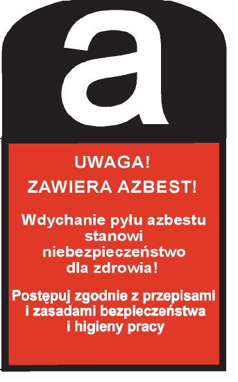 POZOSTAŁE ZASTOSOWANIA AZBESTU Sznur azbestowy stosowany w uszczelnieniach