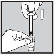 Dawka + 0,1 ml NIE posługiwać się białym tłokiem, aby wyjąć strzykawkę z opakowania. Uchwycić strzykawkę w części kalibrowanej i wyciągnąć strzykawkę z opakowania.